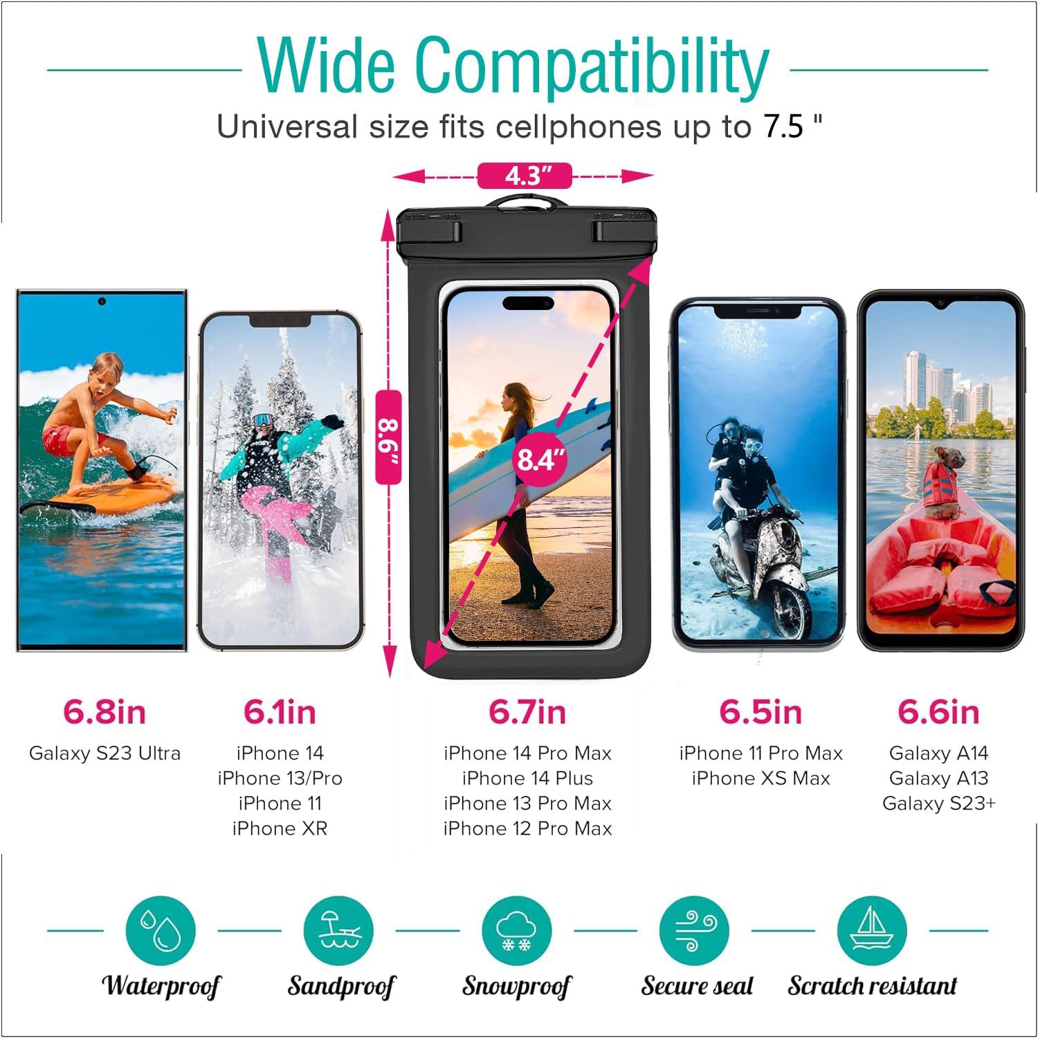 IPX8 Touch Screen Waterproof P - đánh giá và giá Outdoor Camping Bag