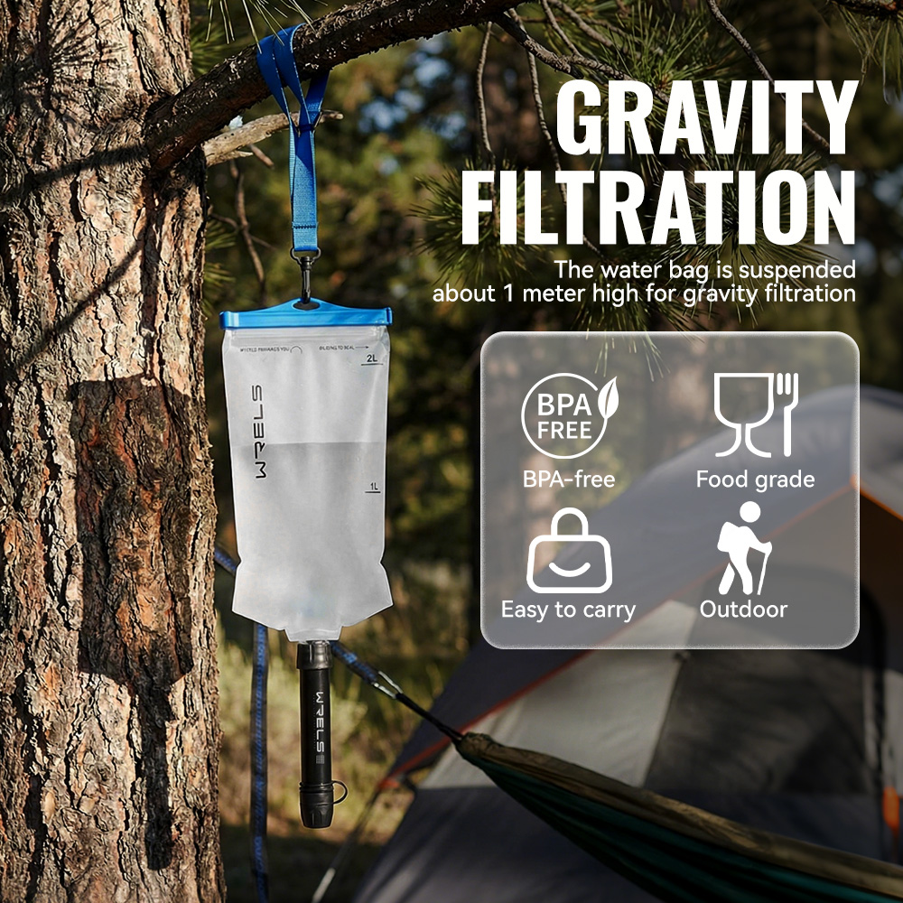 WRELS Outdoor Water Purifier P - đánh giá và giá Survival Kit