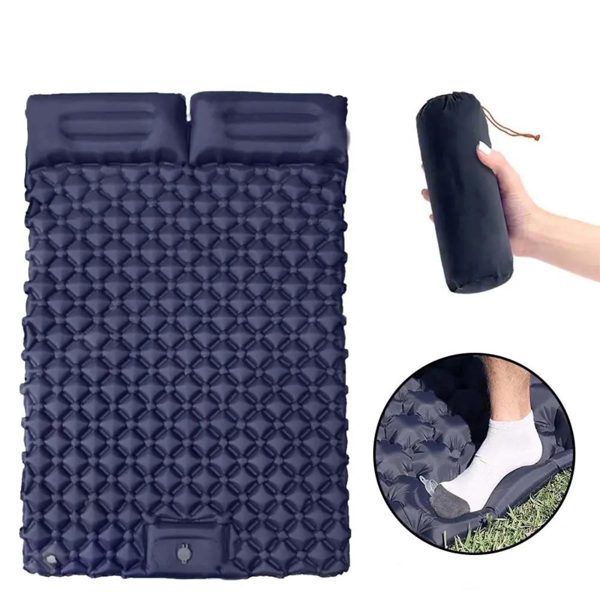 Single & Double Inflatable Air - đánh giá và giá Outdoor Camping Mat Waterproof