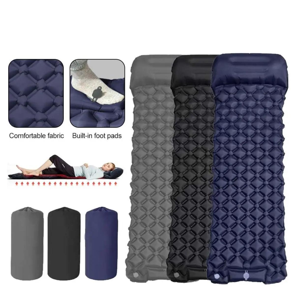 Single & Double Inflatable Air - đánh giá và giá Outdoor Camping Mat Waterproof