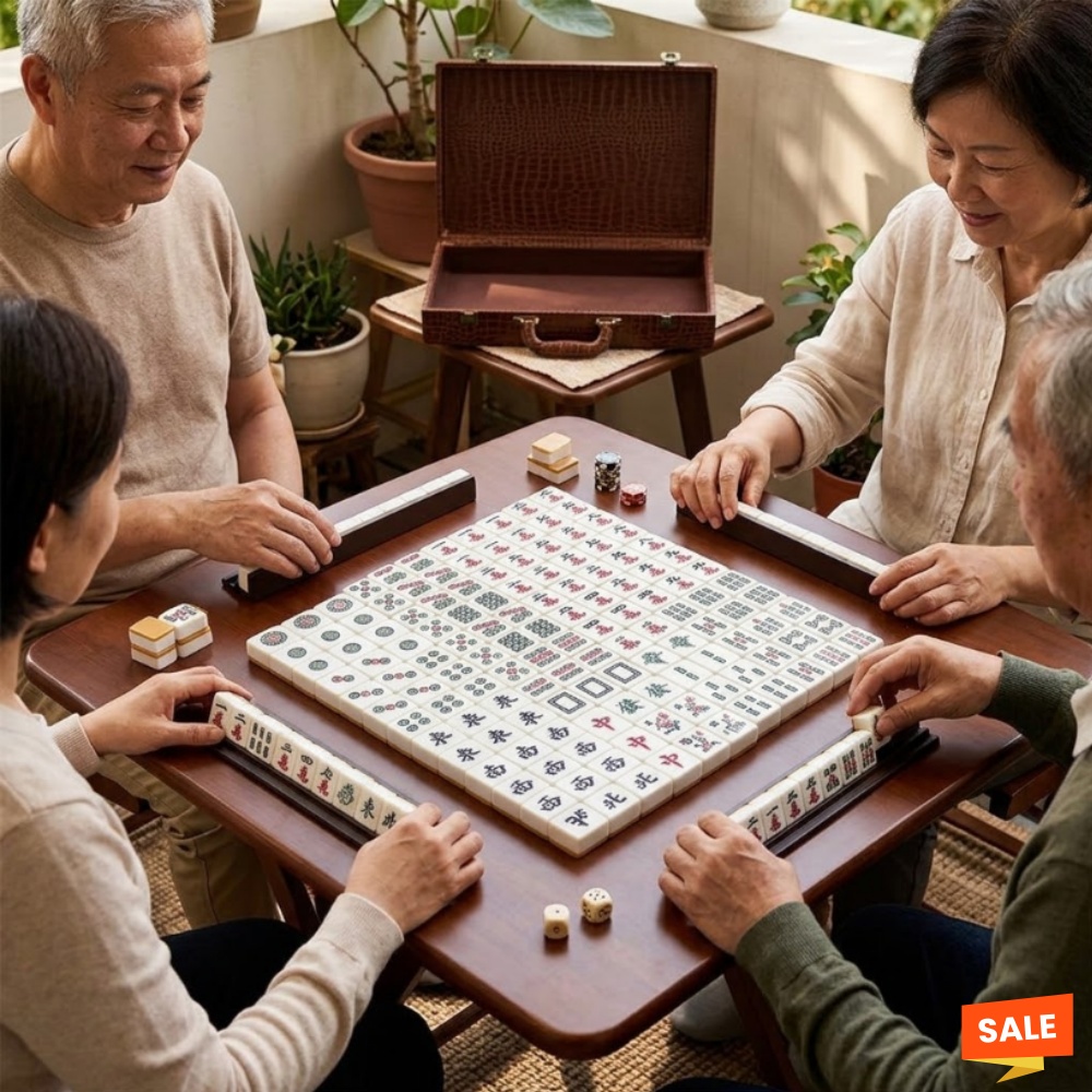 Traditional Chinese 144 Tiles  - đánh giá và giá Outdoor Camping Games