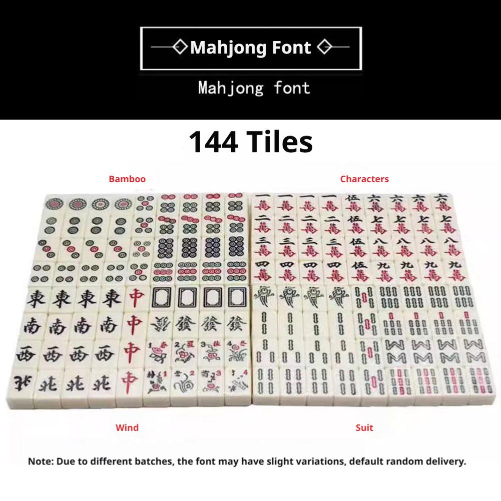 Traditional Chinese 144 Tiles  - đánh giá và giá Outdoor Camping Games
