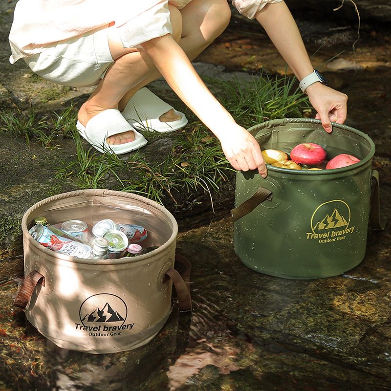 Car Folding Bucket Waterproof  - đánh giá và giá Outdoor Camping Sink