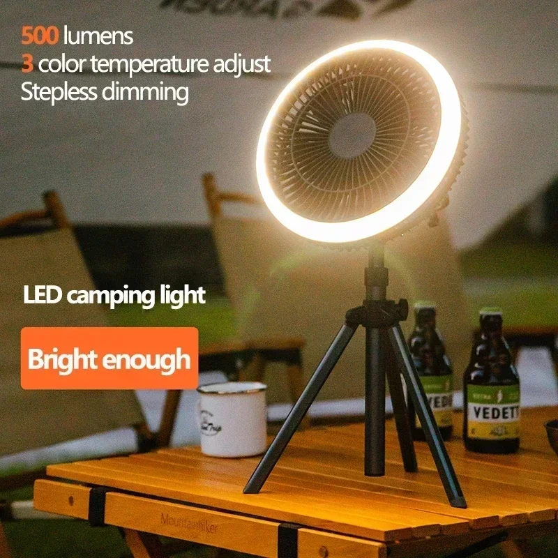 Camping Charging Fan Portable  - đánh giá và giá Outdoor Camping Fan
