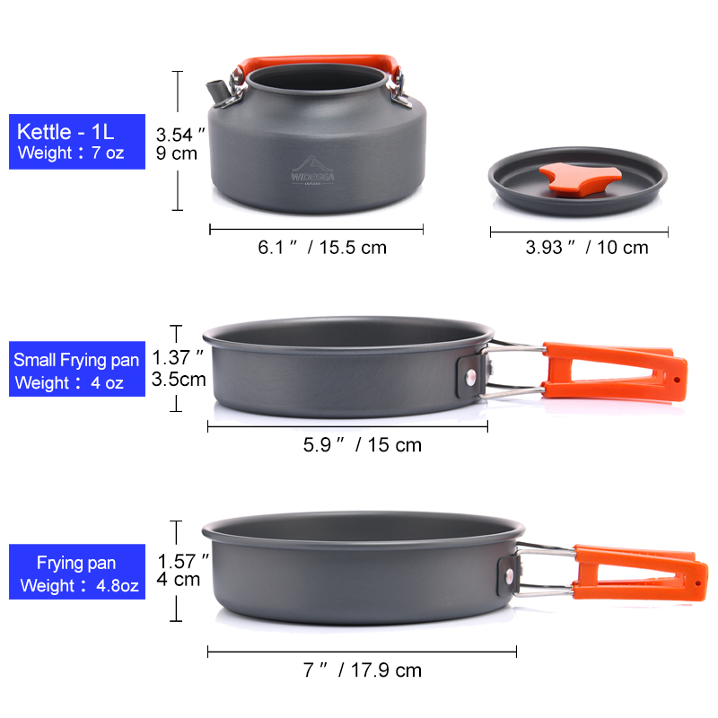 Widesea Camping Outdoor Cookwa - đánh giá và giá Outdoor Camping Utensils