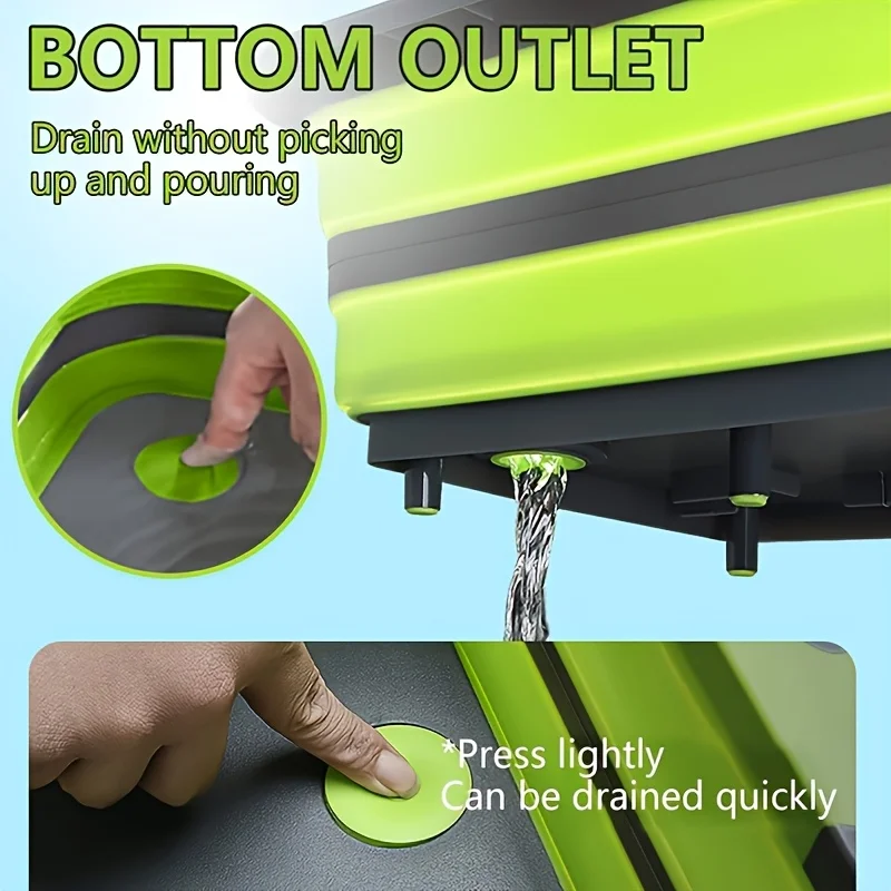 Portable Foldable Water Basin  - đánh giá và giá Outdoor Camping Sink