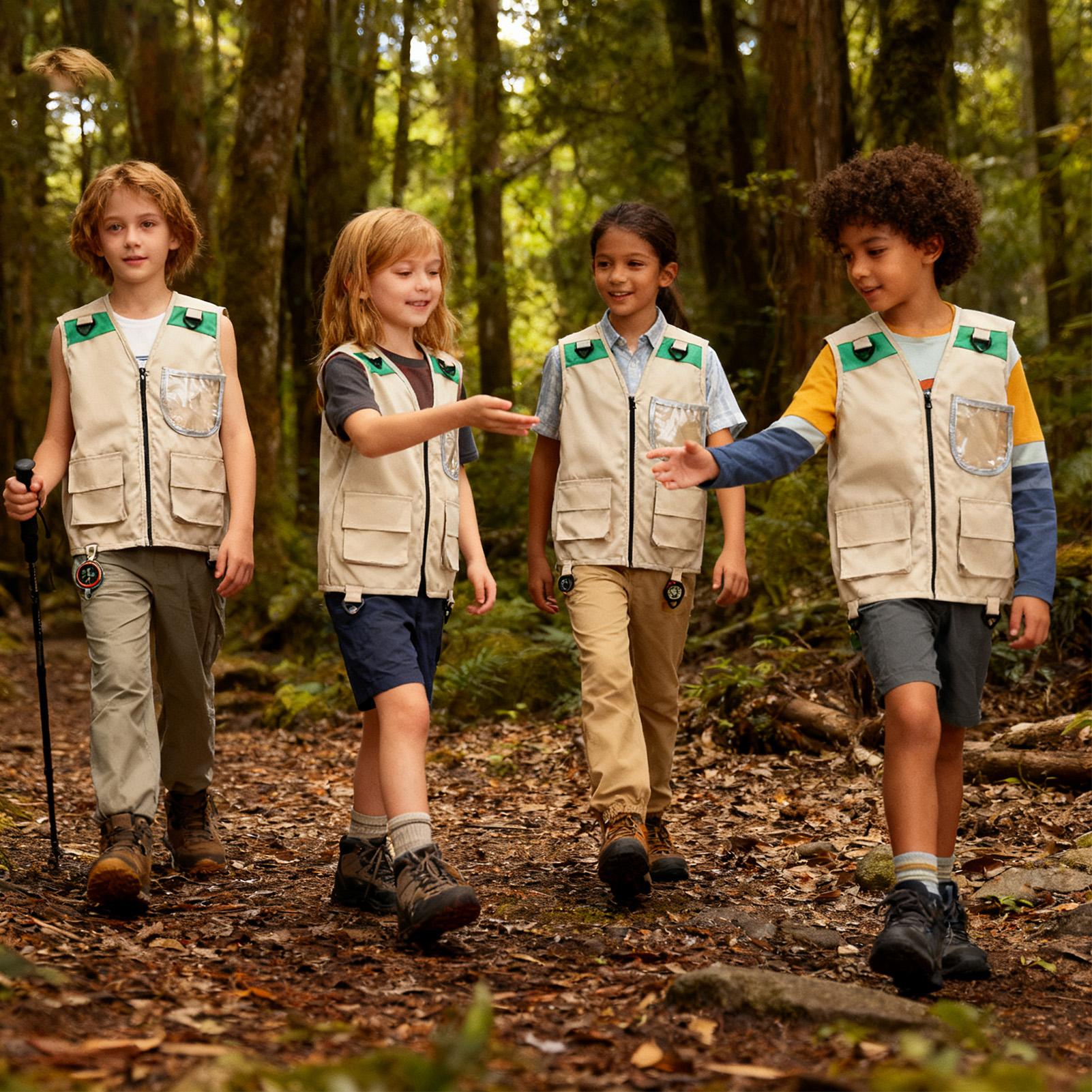 Kids Cargo Vest Sleeveless Cos - đánh giá và giá Outdoor Camping Kids Activities