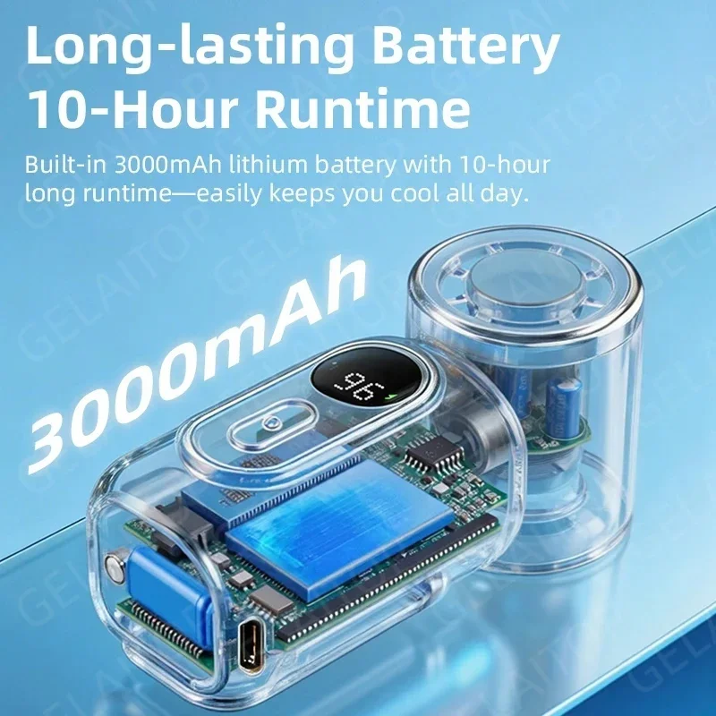 Mini Portable Handheld Fan wit - đánh giá và giá Outdoor Camping Fan