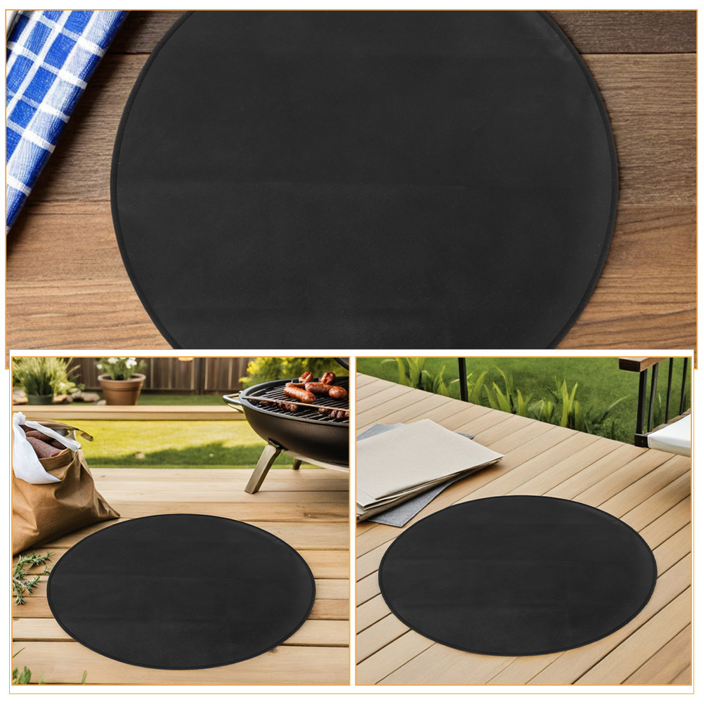 Round Fireproof Bbq Mat Heat R - đánh giá và giá Outdoor Camping Mat Waterproof