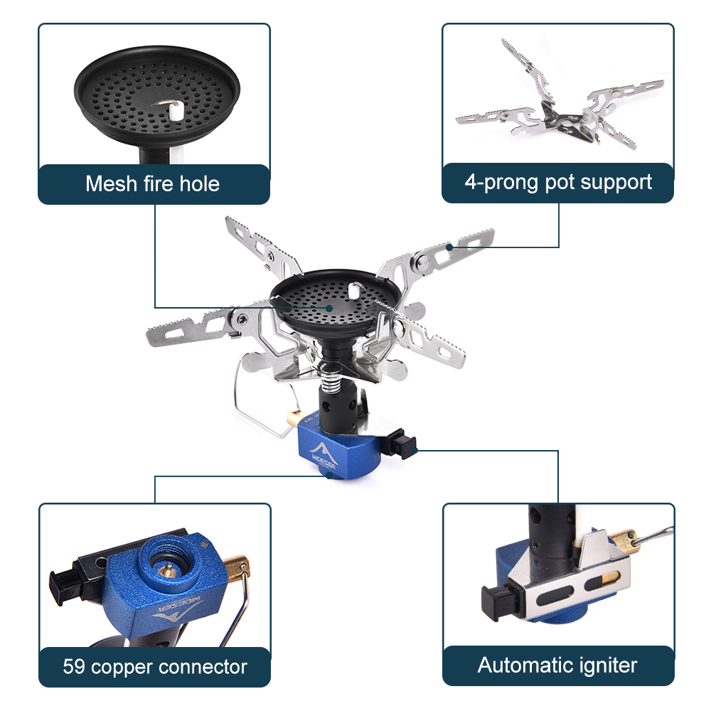 Outdoor Camping Gas Burner Out - đánh giá và giá Survival Kit