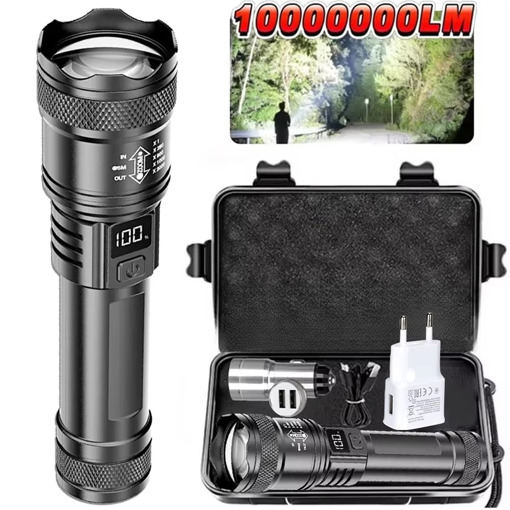 Rechargeable LED Flashlight Zo - đánh giá và giá Outdoor Camping Decor