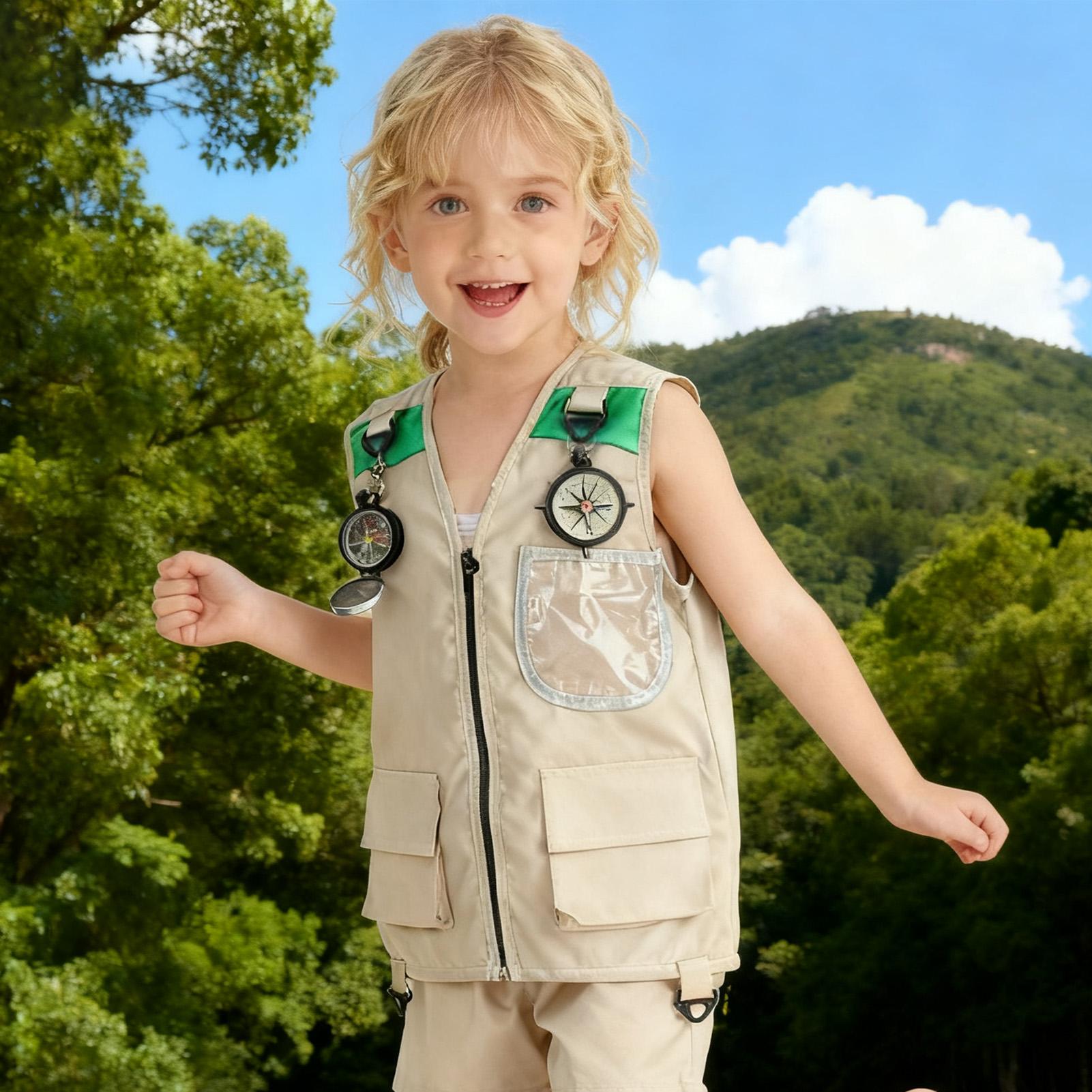 Kids Fishing Vest Sleeveless C - đánh giá và giá Outdoor Camping Kids Activities