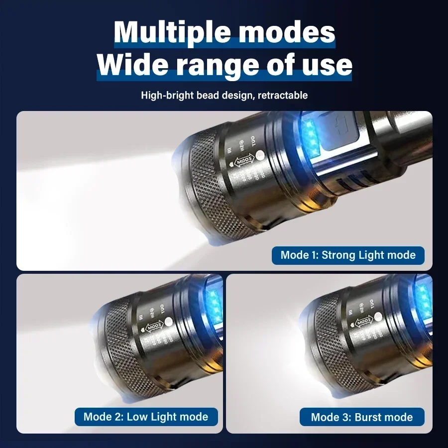 Tactical LED Flashlight 2000LM - đánh giá và giá Outdoor Camping Decor