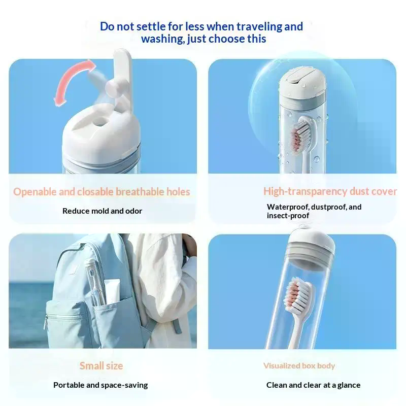 Portable Toothbrush Holder Box - đánh giá và giá Outdoor Camping Bathroom
