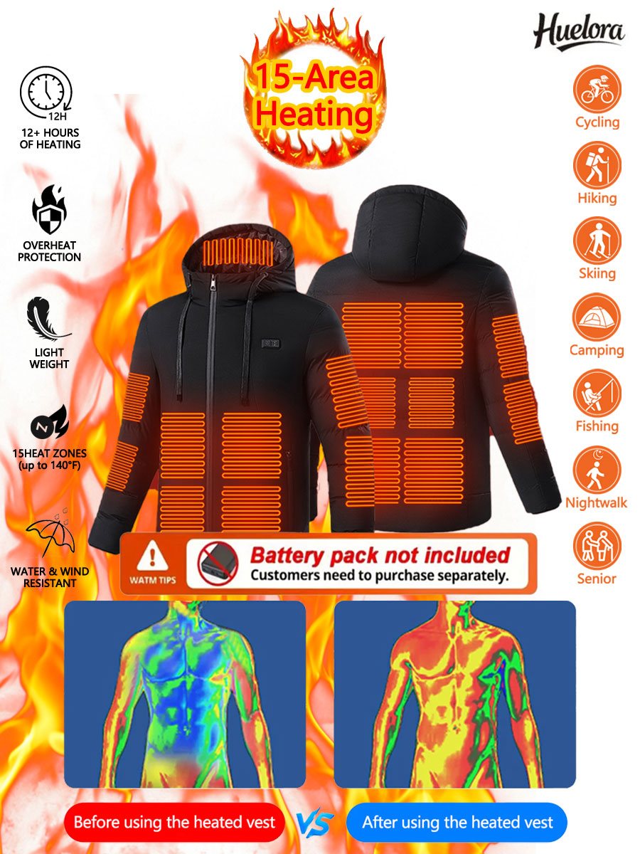 Huelora 11 Area Heated Jacket  - đánh giá và giá Outdoor Camping Jacket