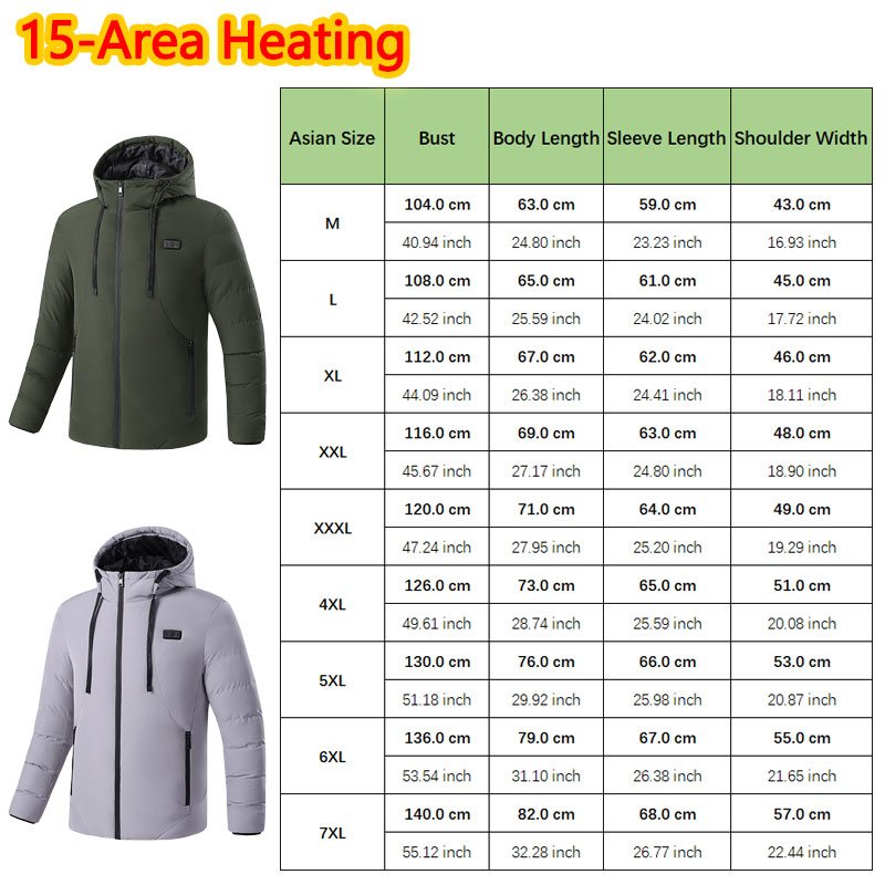Huelora 11 Area Heated Jacket  - đánh giá và giá Outdoor Camping Jacket