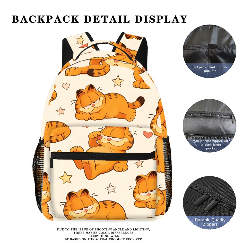 Funny Lazy Garfield Backpack S - đánh giá và giá Outdoor Camping Bag