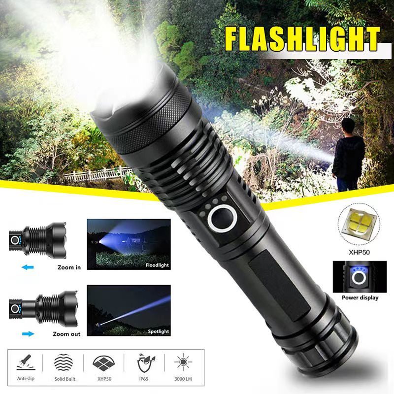 High Power XHP70 Led Flashligh - đánh giá và giá Outdoor Camping Decor