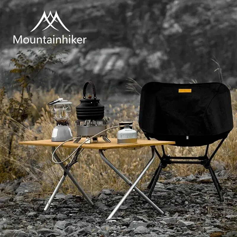 MOUNTAINHIKER 2/3 Bamboo Foldi - đánh giá và giá Outdoor Camping Table With Storage