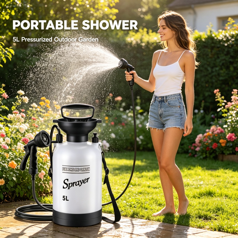 5L Portable Camping Shower Man - đánh giá và giá Outdoor Camping Vehicle